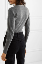 Thumbnail for your product : Eres Attitude Wool And Cashmere-blend Bodysuit - Gray