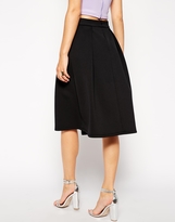 Thumbnail for your product : ASOS Midi Skirt with Crossover Front