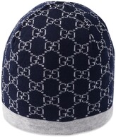Thumbnail for your product : Gucci Children's GG pattern wool hat