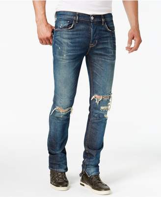 Hudson Men's Slouchy Skinny-Fit Ripped Jeans