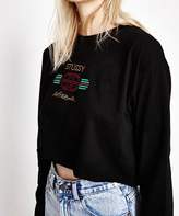 Thumbnail for your product : Stussy TYLER LS CROP TEE - BLACK