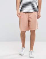 Thumbnail for your product : ASOS Design Slim Basketball Shorts With Elasticated Waist In Pink