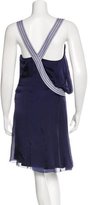 Thumbnail for your product : Nina Ricci Silk Pleat-Accented Dress
