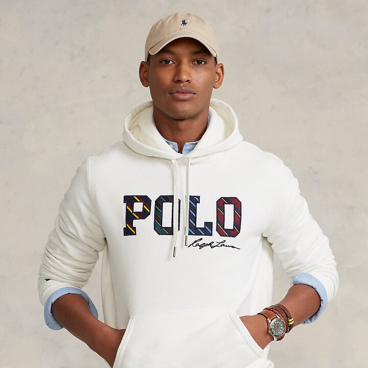 white polo sweatshirt