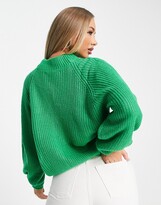 Thumbnail for your product : Threadbare Chloe turtle neck sweater in bright green