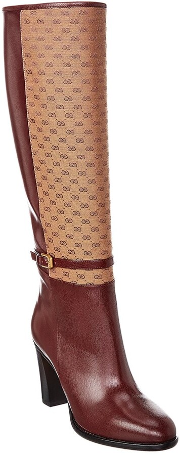 gucci boots red