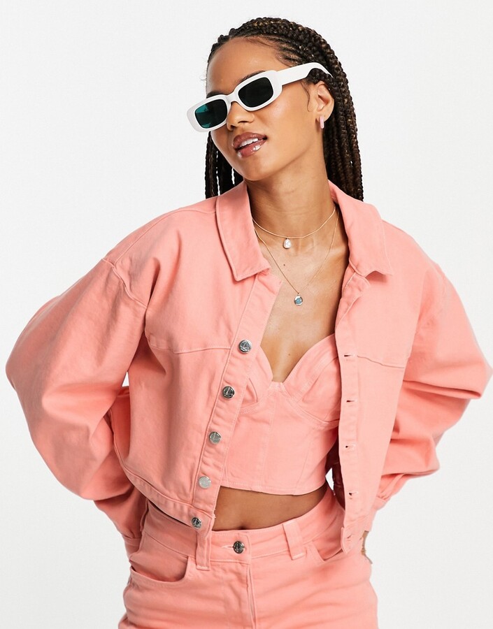 peach jacket womens