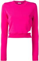 Thumbnail for your product : Thierry Mugler cut-out cropped jumper