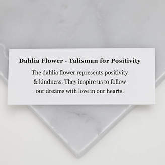 Dahlia Muru Talisman Mini Flower Necklace For Life And Vitality