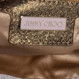 Thumbnail for your product : Jimmy Choo Gold Shimmery Leather Chandra Clutch