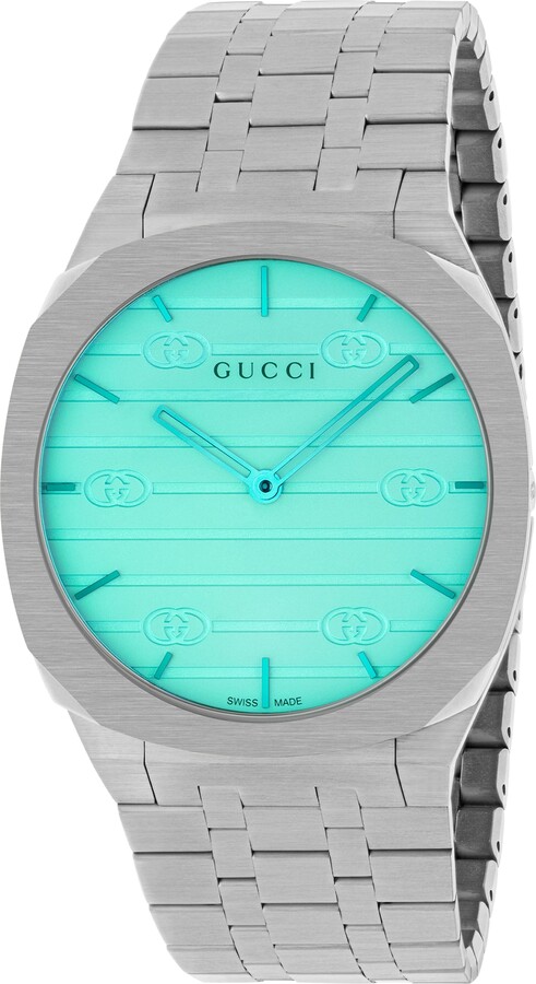Gucci 25H watch, 38mm - ShopStyle
