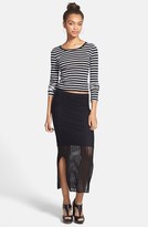 Thumbnail for your product : Volcom 'Underground' Open Knit Maxi Skirt