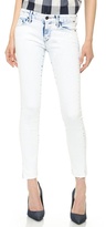 Thumbnail for your product : Mother The Looker Ankle Fray Skinny Jeans