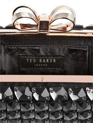 Ted Baker Crystey Embellished Box Clutch Bag