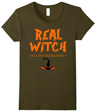 Men's Real Witch No Costume Required - Halloween T shirt 3XL