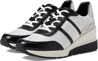 MICHAEL Michael Kors Mabel Trainer (Optic White/Black) Women's Shoes