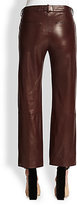 Thumbnail for your product : Reed Krakoff Cropped Leather Pants