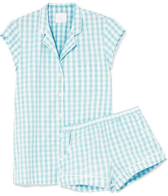 Three J NYC Olivia Printed Cotton-voile Pajama Set