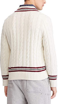 Ralph Lauren Cotton-Blend Cricket Sweater