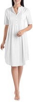 Thumbnail for your product : Hanro Cotton Deluxe Short-Sleeve Night Gown