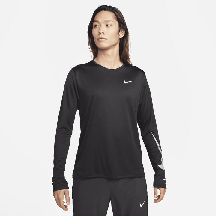 Las Vegas Raiders Nike Reflective Long Sleeve T Shirt - Mens