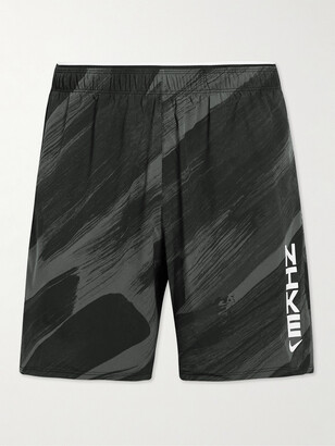 Nike Training - Sport Clash Wide-Leg Printed Dri-FIT Shorts - Men - Gray - M