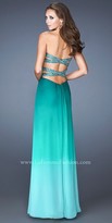 Thumbnail for your product : La Femme Jade Ombre Strapless Prom Dresses