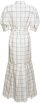 Thumbnail for your product : Brock Collection Belted Linen & Silk Dress