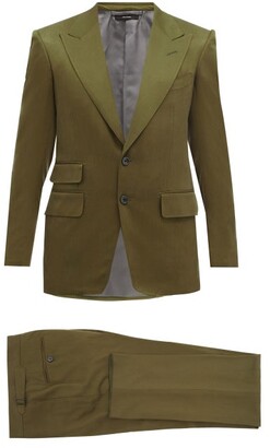 Tom Ford Shelton Silk-twill Suit - Khaki