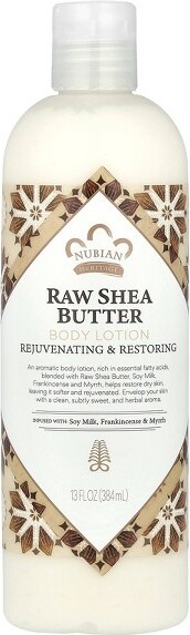 Nubian Heritage NubianHeritageBodyLotion,RawSheaButter,13floz(384ml)