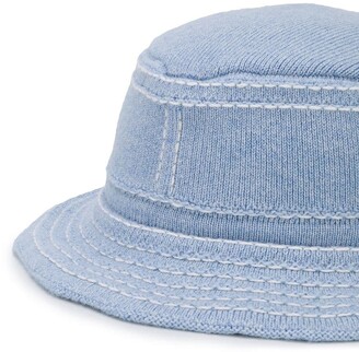Barrie Stitch Detail Bucket Hat