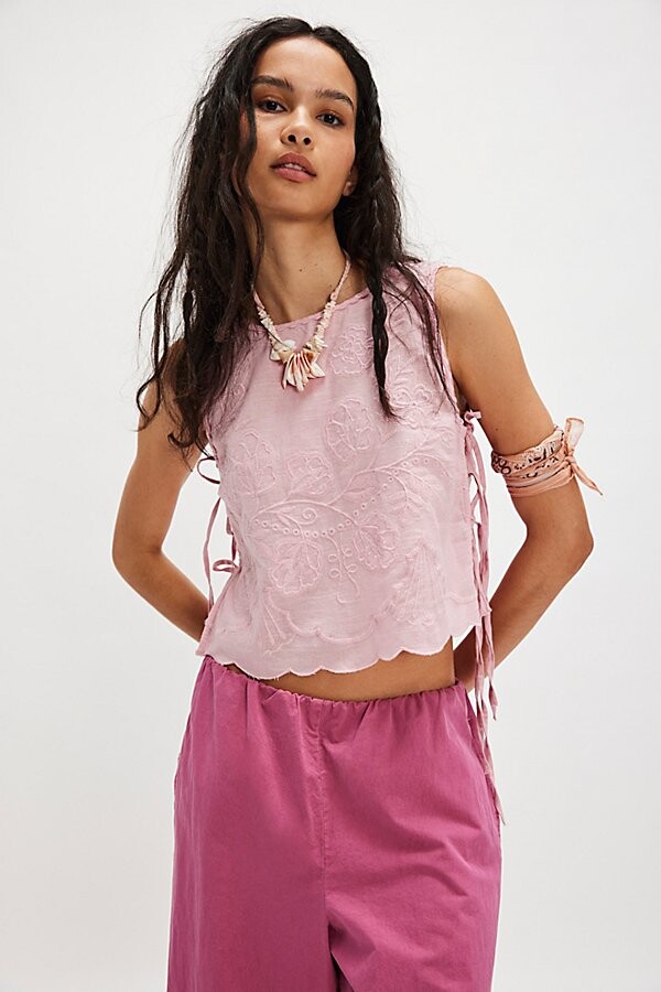 Free People Faded Gardens Tank