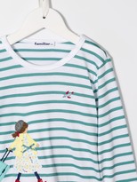 Thumbnail for your product : Familiar stripped long-sleeve T-shirt