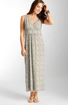 Thumbnail for your product : J. Jill Printed crossover V-neck maxi dress