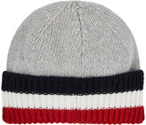 Thumbnail for your product : Moncler WOOL STRIPED-CUFF HAT
