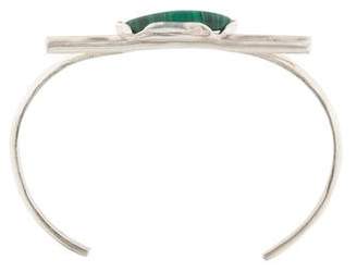 Bing Bang Malachite Horizon Line Cuff Bracelet