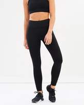 Thumbnail for your product : DKNY 7/8 Hi-Waist Tights with Reflective Tape