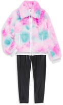 Thumbnail for your product : MIA New York Girl's Tie-Dye Faux Fur Jacket