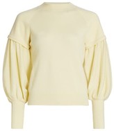Thumbnail for your product : Jonathan Simkhai Mackenzie Puff-Sleeve Cashmere Sweater