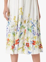 Thumbnail for your product : Hobbs Summer Floral Print Midi Dress, Ivory/Multi