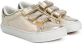 Thumbnail for your product : Ralph Lauren Kids metallic strap sneakers