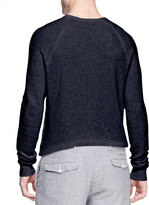 Thumbnail for your product : Dolce & Gabbana Steven Textured Raglan Sweater, Navy