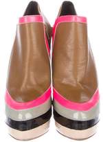 Thumbnail for your product : Ruthie Davis Leather Platform Booties