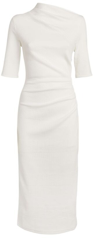 Acler Ribbed Parkfield Midi Dress ...