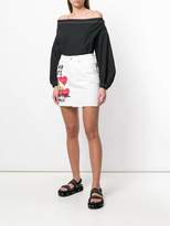 Thumbnail for your product : Vivienne Westwood printed denim skirt