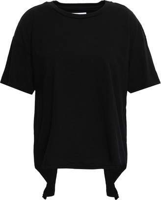 Current/Elliott Cutout Cotton-jersey T-shirt