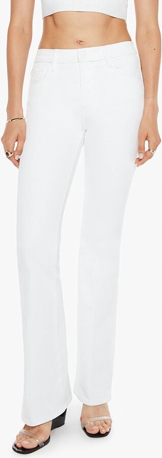 Mother Weekender High Waist Flare Jeans In Totally Innocent