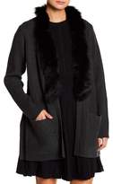 Thumbnail for your product : Milly Genuine Fox Fur Trim Jacket