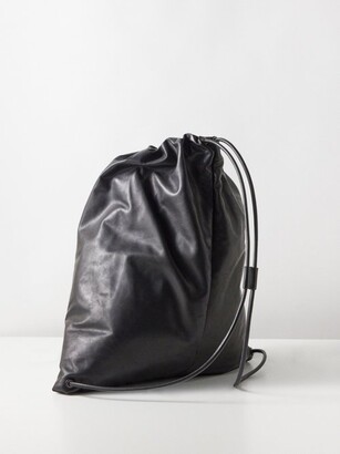 バッグ Therow Joe bagpack black Joe leather backpack in black - The Row | Mytheresa