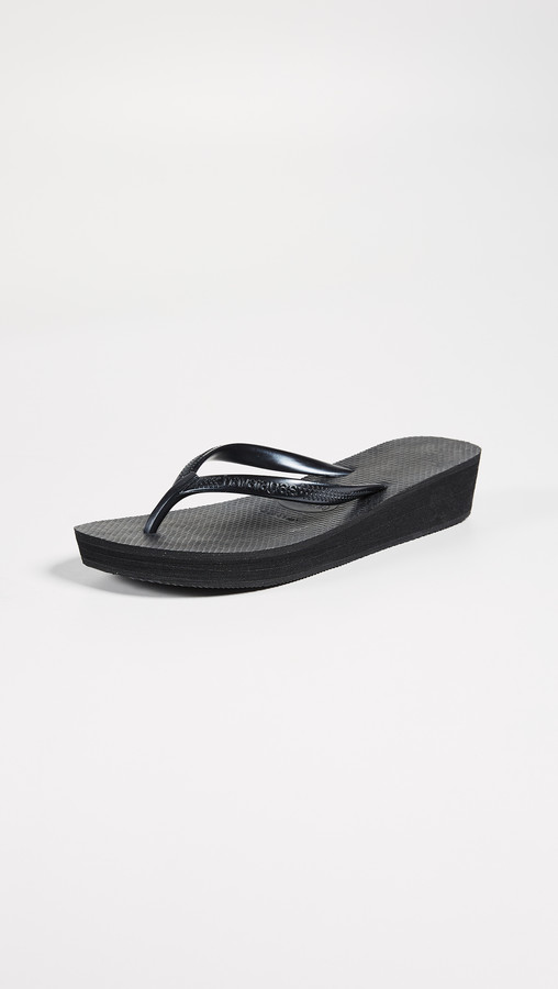 white wedge flip flops uk